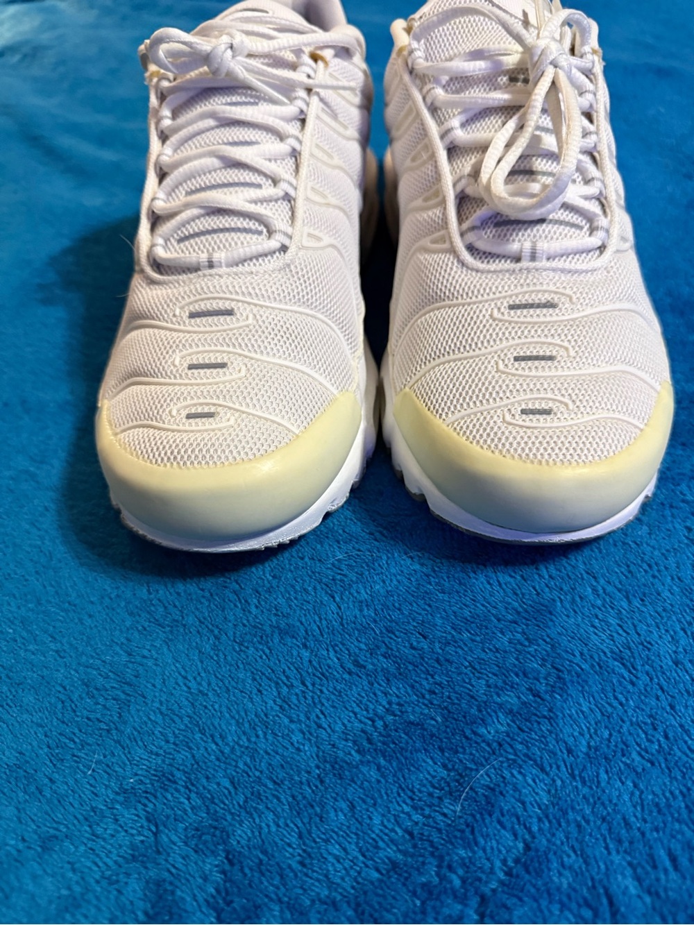 Nike Air Max Plus Tn all white Mens size 12 - Picture 2 of 8